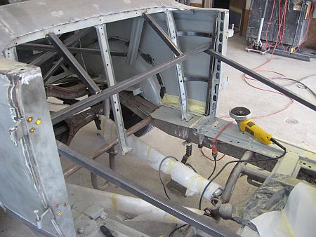 33 Roadster Floor Pan Removal